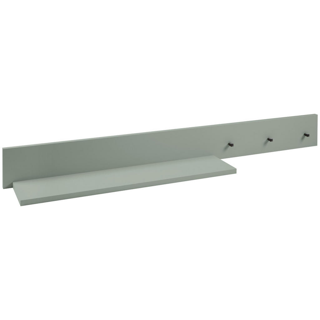 Jimmylee NÁSTĚNNÝ REGÁL zelená,