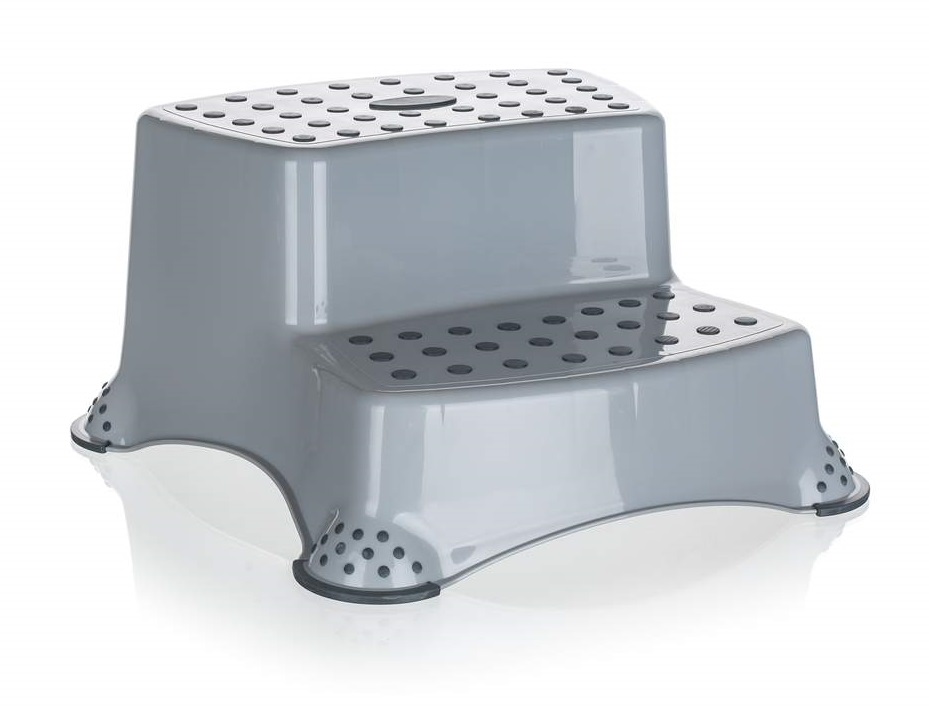 Keeeper 4kids Stolička - dvojschůdek 40 x 37 x 21 cm šedá