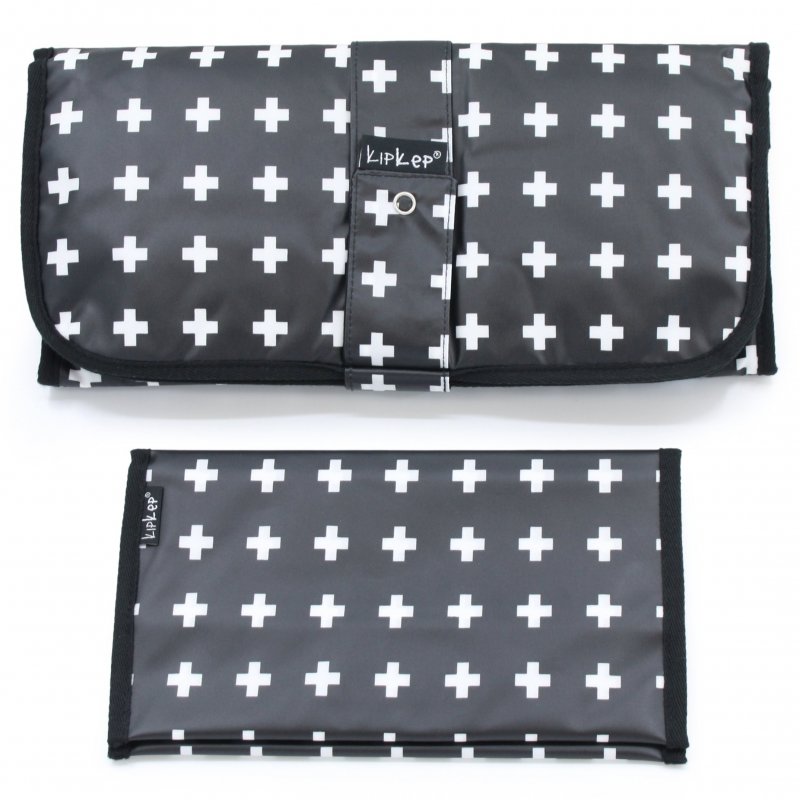 KipKep přebalovací set NAPPER COMBI-SET Crossy Black (bavlna)