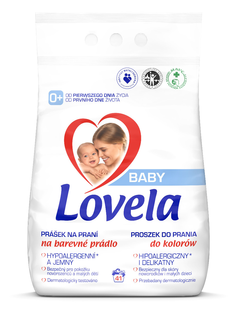 Lovela Baby Prášek na barevné prádlo 4,1 kg