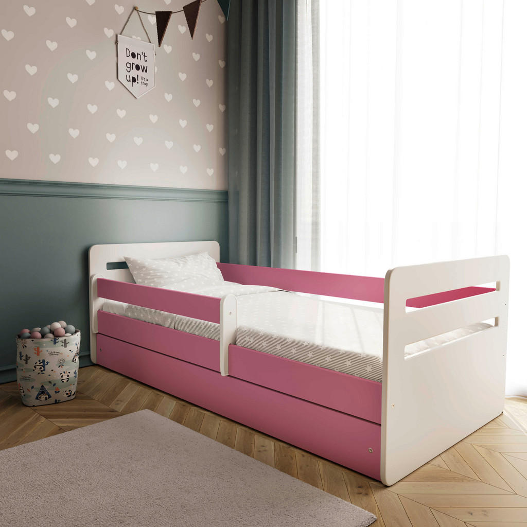 MID.YOU POSTEL PRO DĚTI A MLÁDEŽ 80/160 cm, bílá, pink