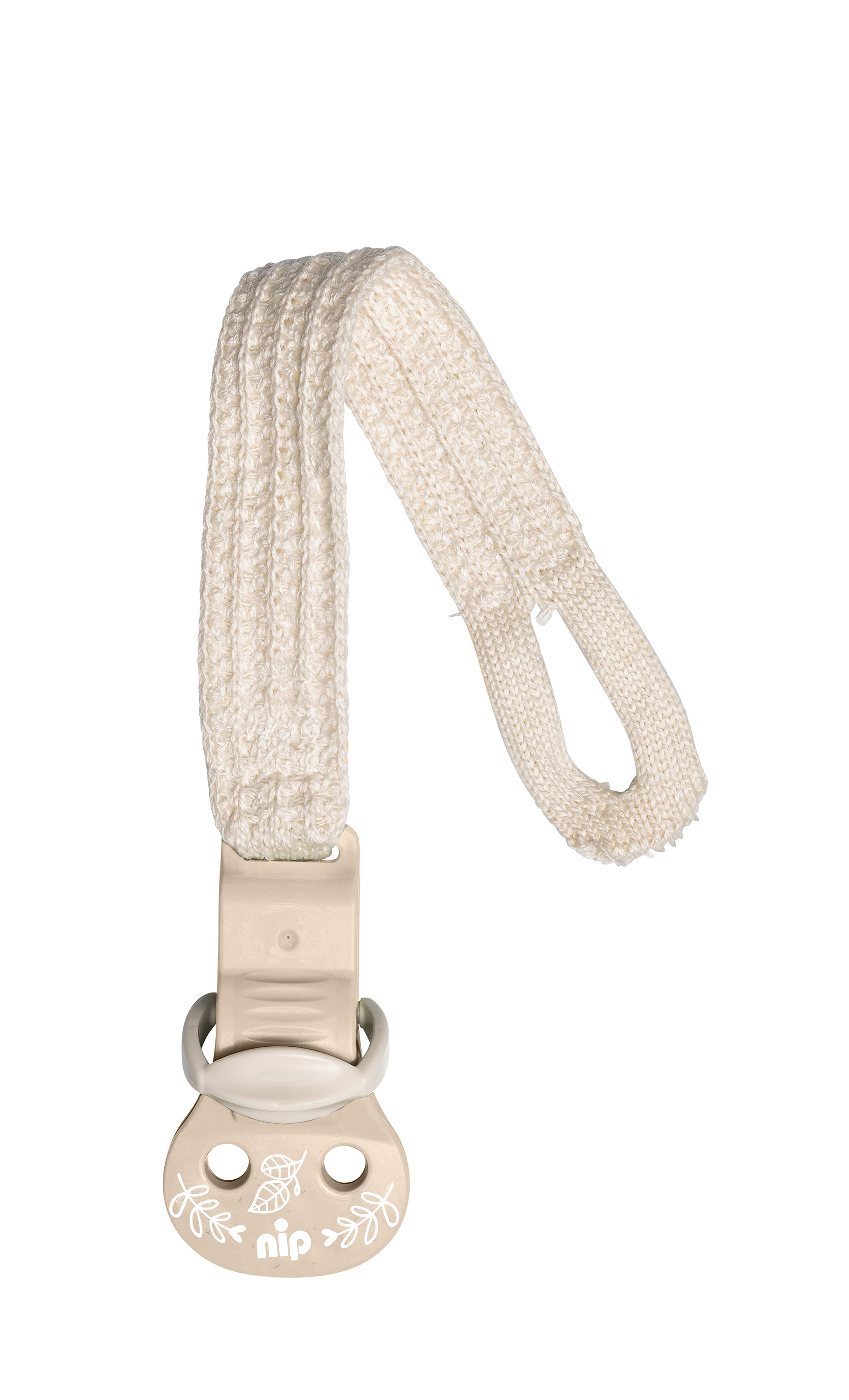 nip NATURE line klip na šidítko, 0m+, Brown