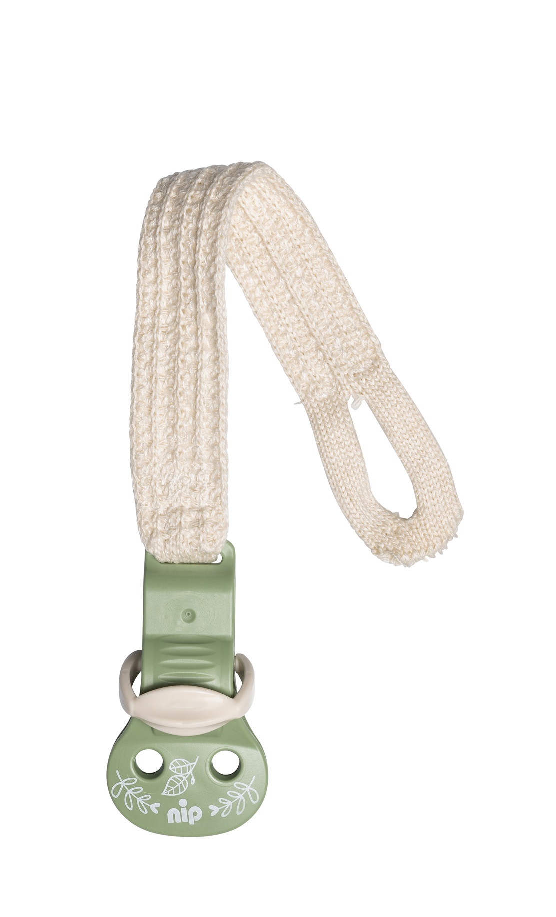 nip NATURE line klip na šidítko, 0m+, Green