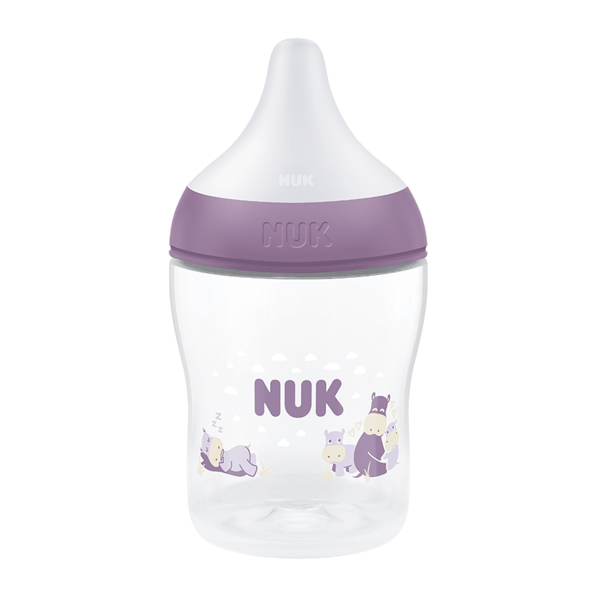NUK Perfect Match Láhev 0m+ 150 ml 1 ks hippo