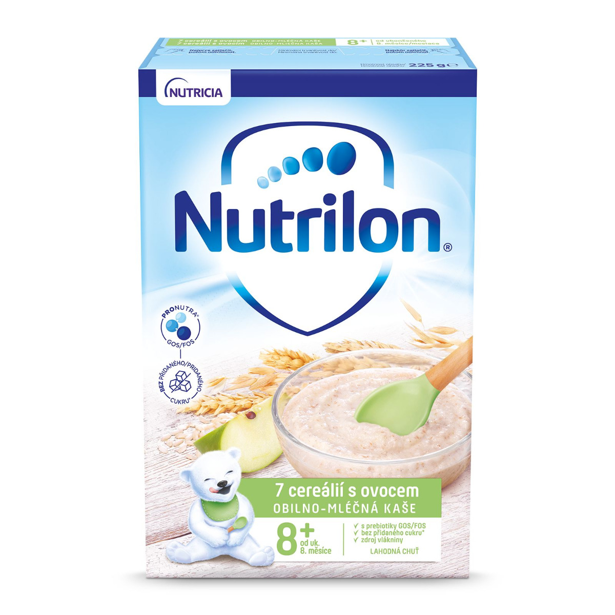 Nutrilon Kaše 7 cereálií s ovocem 225 g