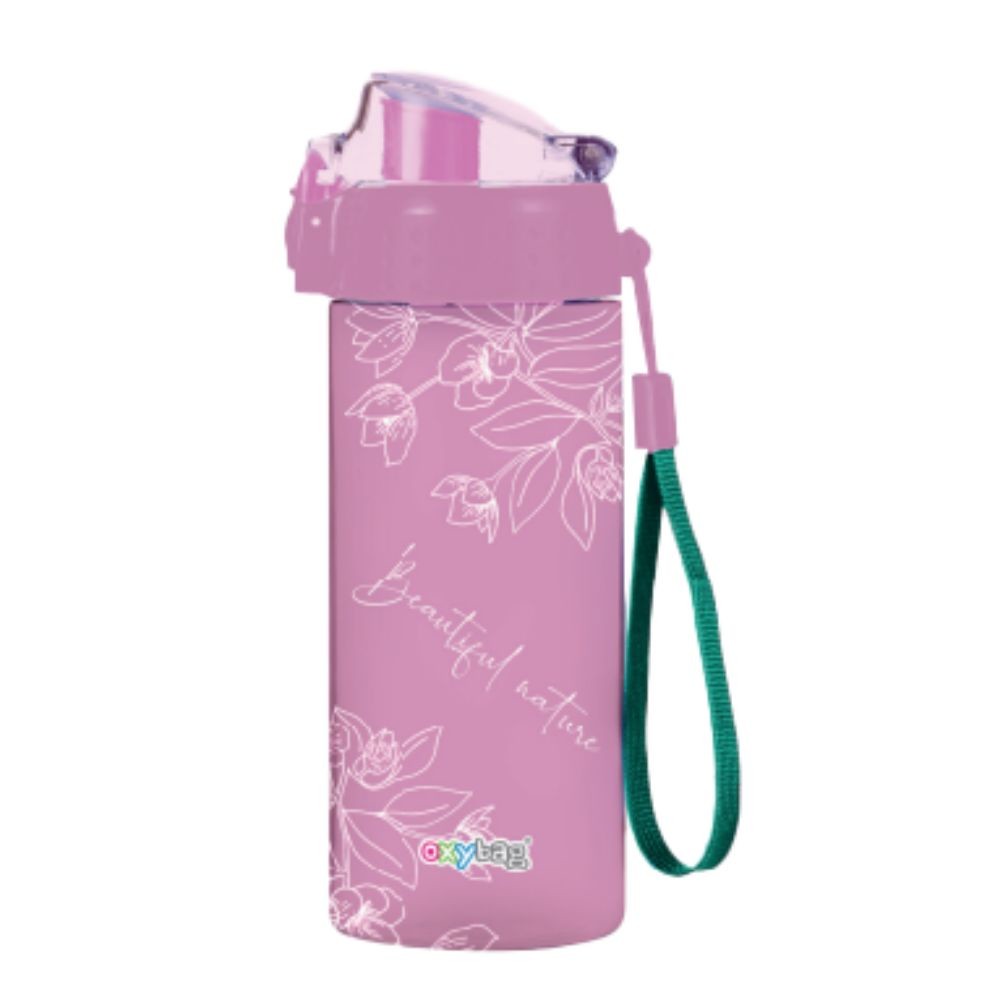 Oxybag OXY CLiCK - láhev na pití Floral, 600 ml
