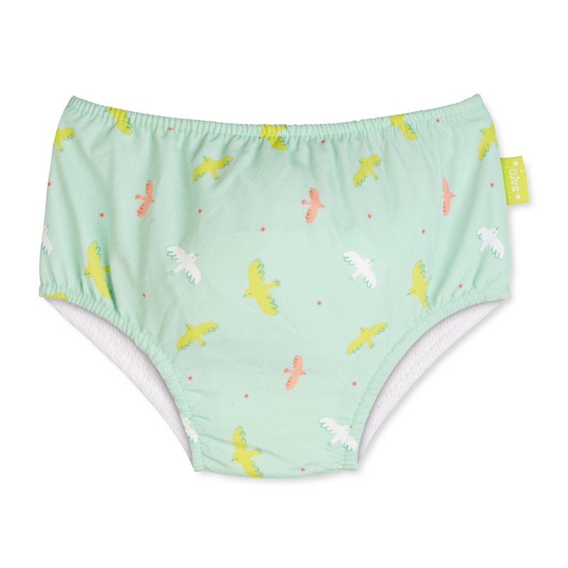 Saro Baby plenkové plavky s UV ochranou (3-6m) Tropicool Green