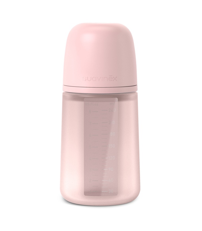 Suavinex Colour Essence Láhev 3m+ 240 ml 1 ks růžová