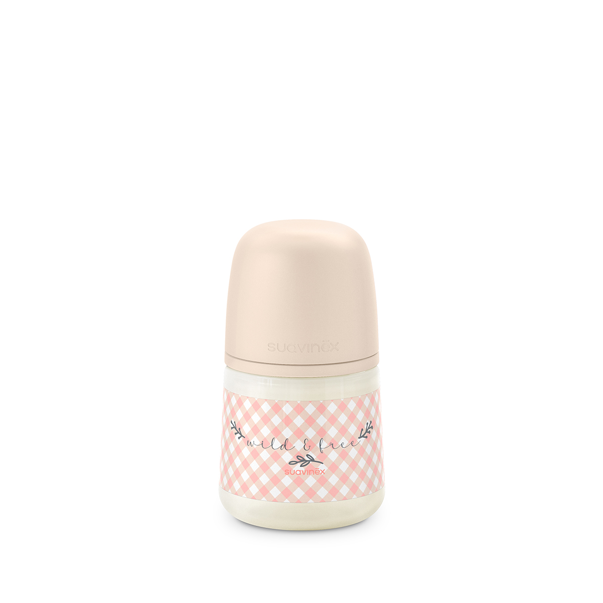 Suavinex Kojenecká láhev fyziologická WILD&FREE S 150 ml 1 ks růžová