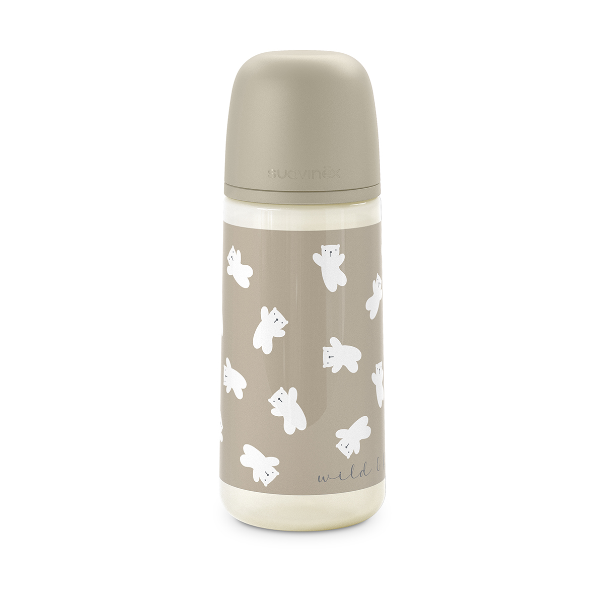Suavinex Kojenecká láhev WILD&FREE L 360 ml 1 ks hnědá