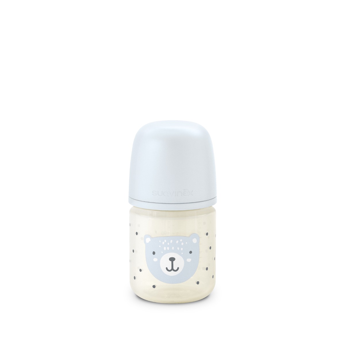 Suavinex Láhev skleněná fyziologická WILD&FREE 120 ml 1 ks modrá