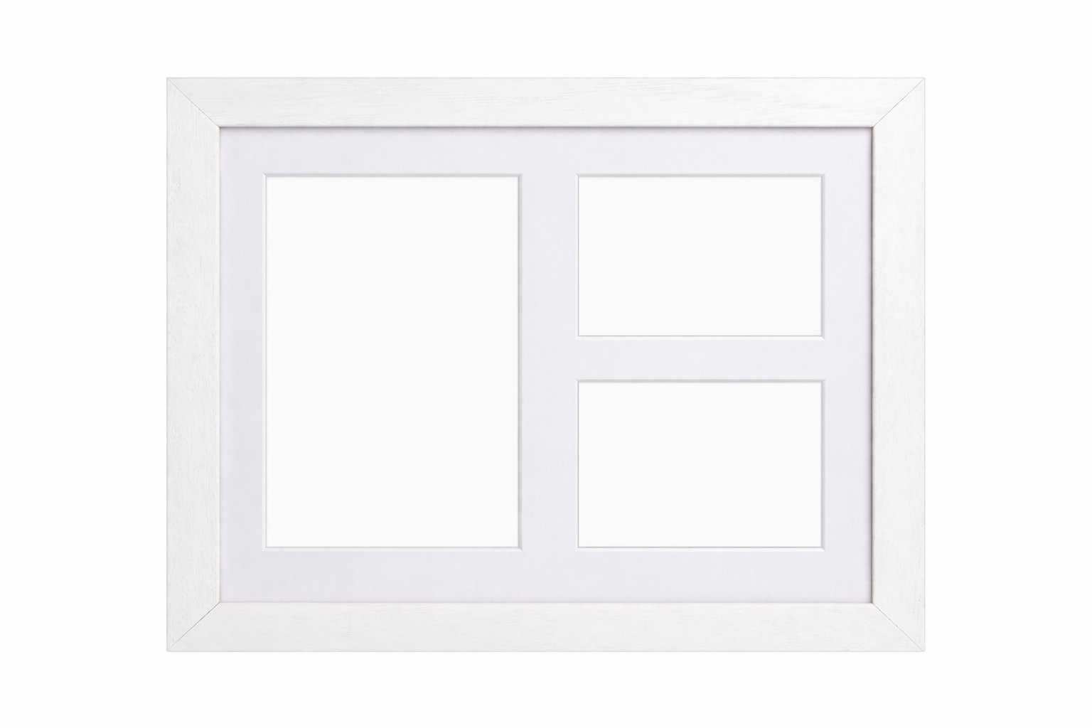 Tiny Memories Sada na otisk miminka v dřevěném rámečku, trojrámek - dárková sada  - bílý