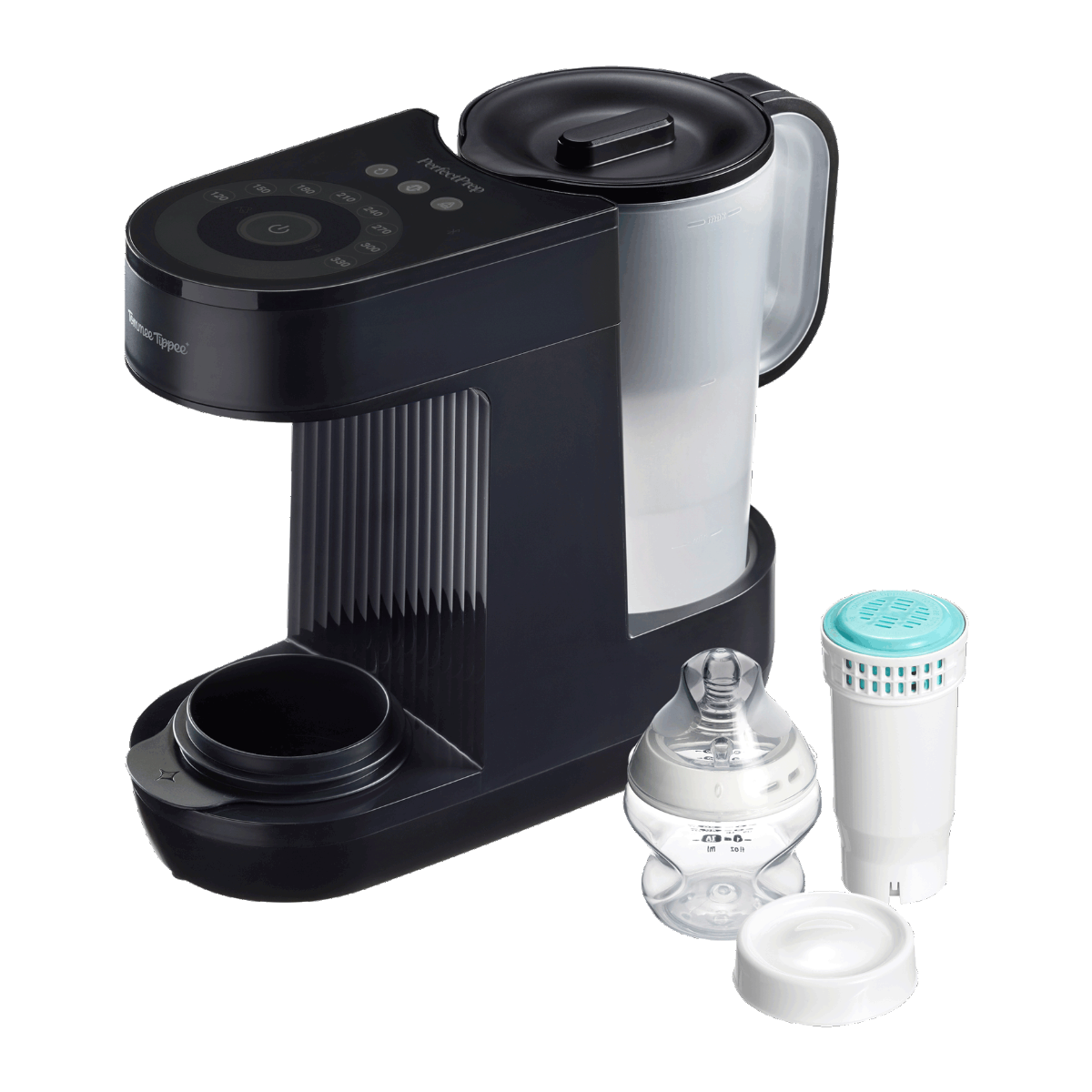 Tommee Tippee Perfect Prep přístroj na přípravu kojeneckého mléka černý