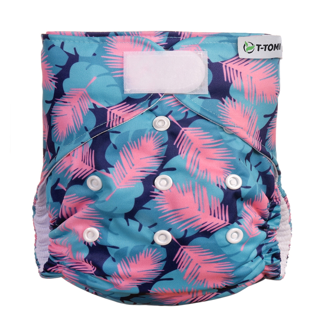 T-tomi Kalhotková plena AIO - přebalovací set suchý zip Feathers