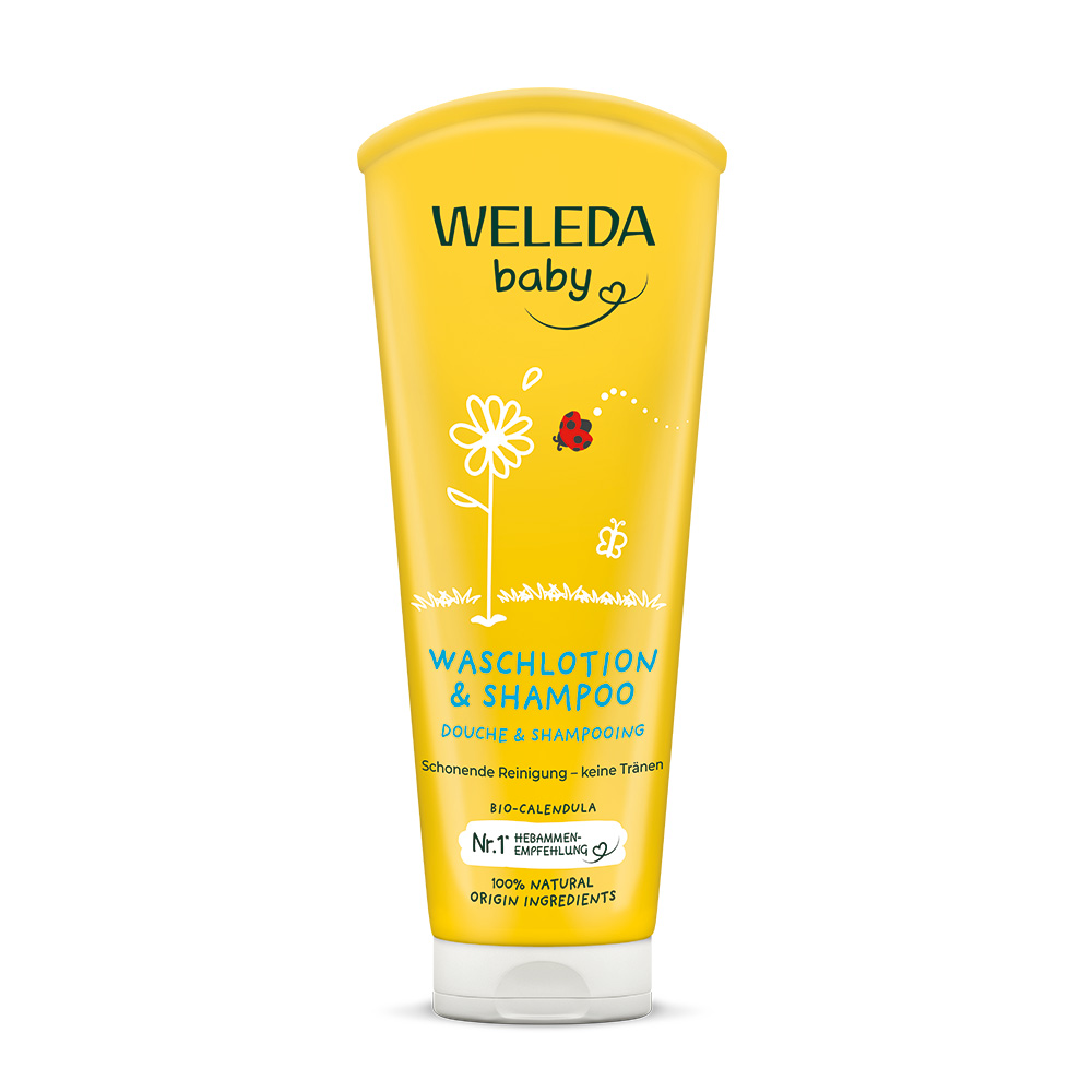 Weleda Baby Měsíčkový mycí krém a šampon 200 ml