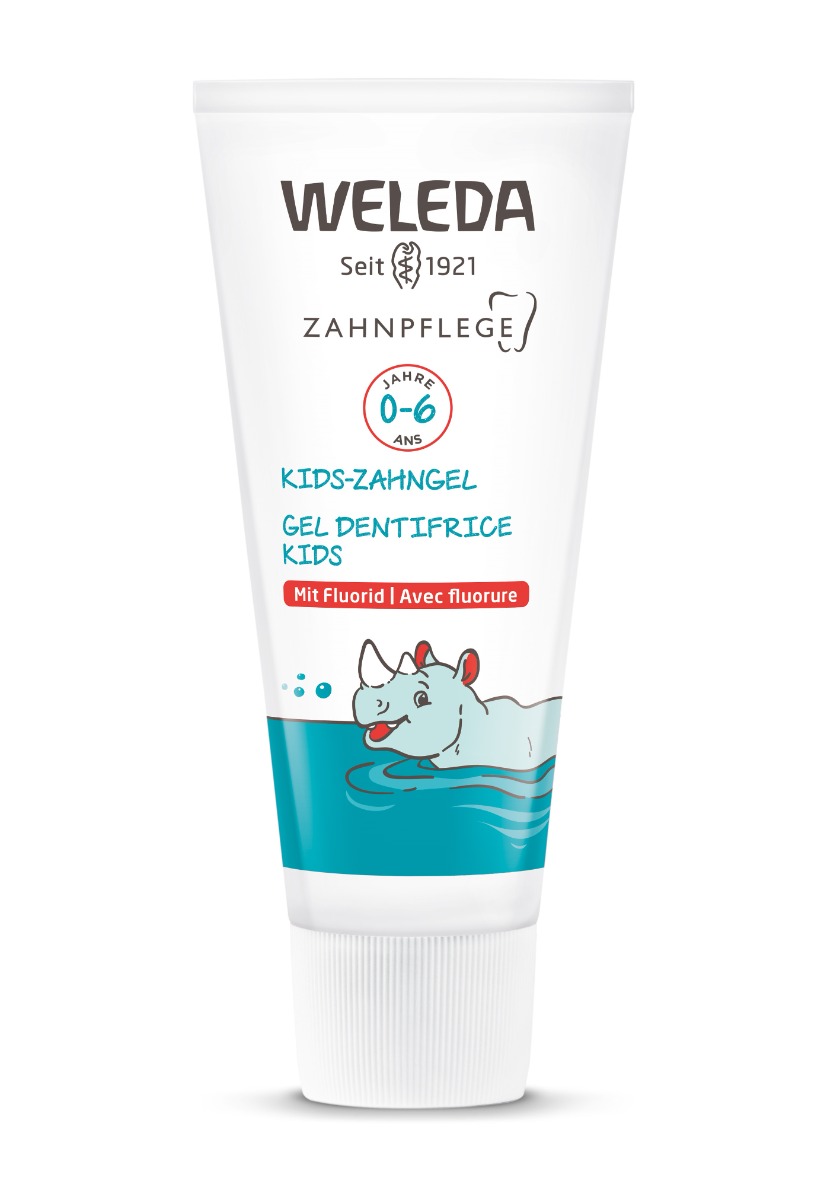 Weleda Dětský zubní gel s fluoridem 0–⁠⁠⁠⁠⁠⁠6 let 50 ml