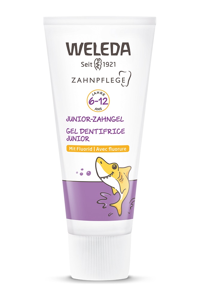 Weleda Junior zubní gel s fluoridem 6–12 let 50 ml