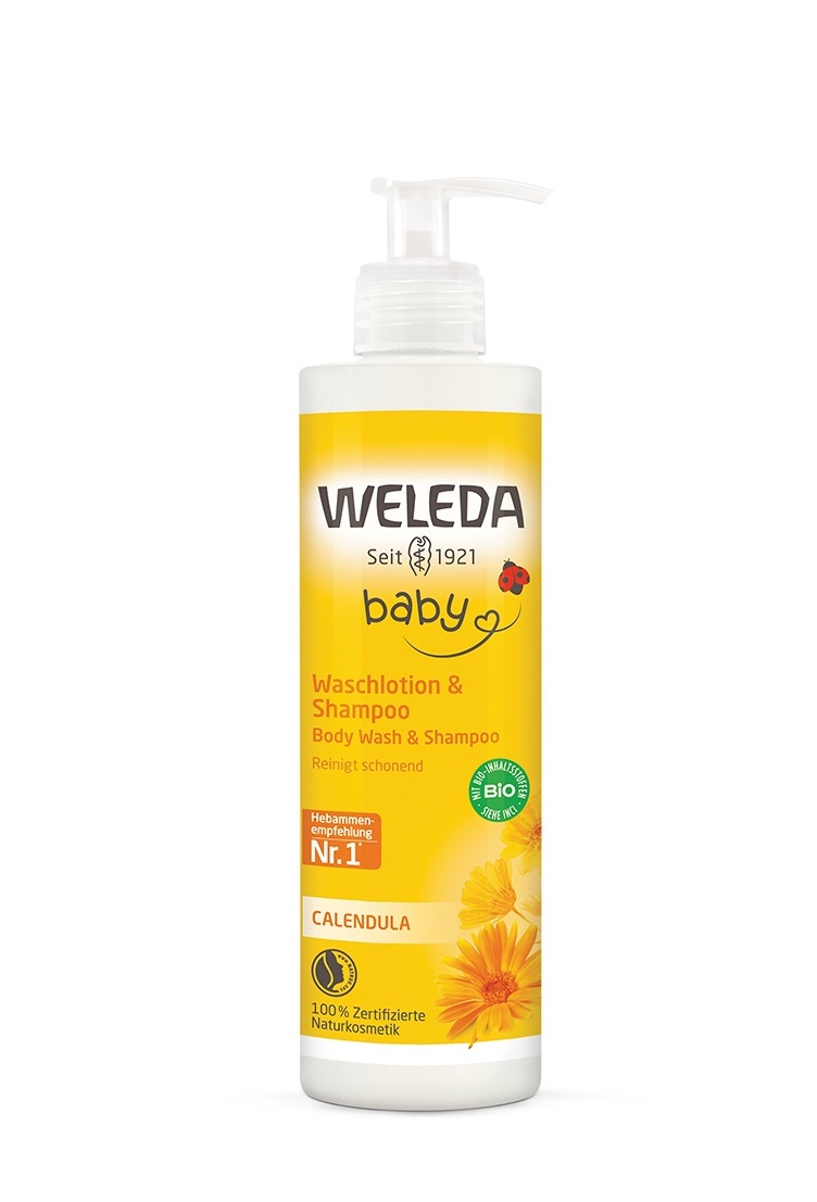 Weleda Měsíčkový mycí krém a šampon 400 ml