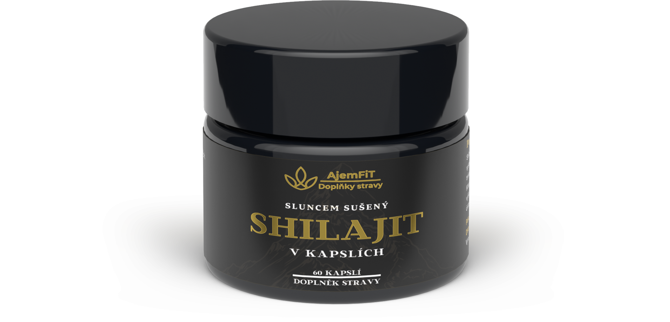 AjemFIT Balíček pro Podporu Vytrvalosti - Shilajit Black Gold
