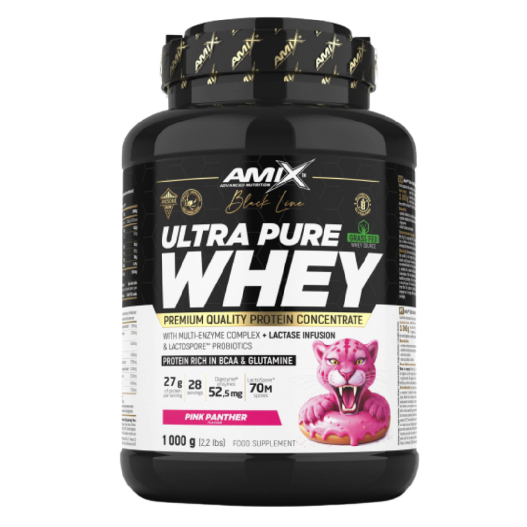 Amix Nutrition Black Line Ultra Pure Whey Protein 1000g - pink panther