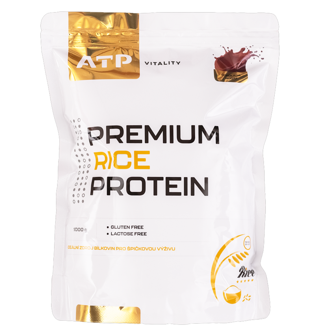 ATP Premium Rice Protein 1000g - slaný karamel