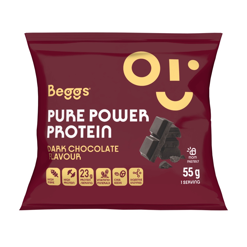 Beggs Pure Power Protein dark chocolate 55 g
