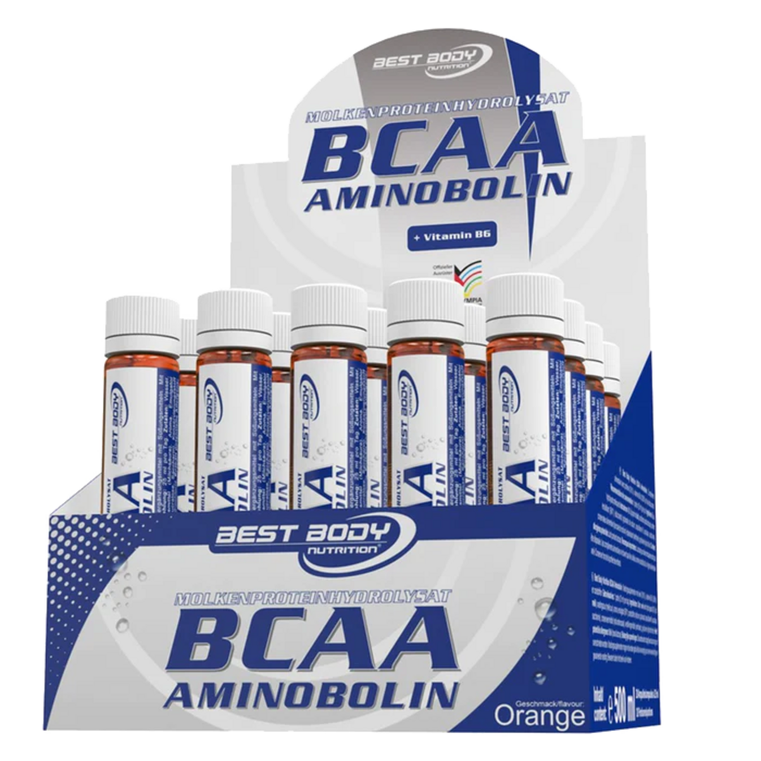 Best Body BCAA aminobolin 20 x 25ml - pomeranč