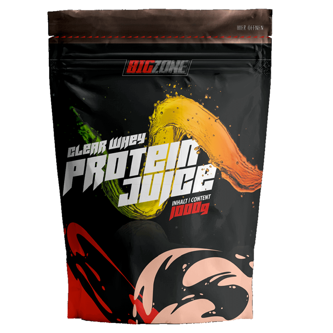 Big Zone Clear Whey Protein Juice 1000g - citrónový ledový čaj