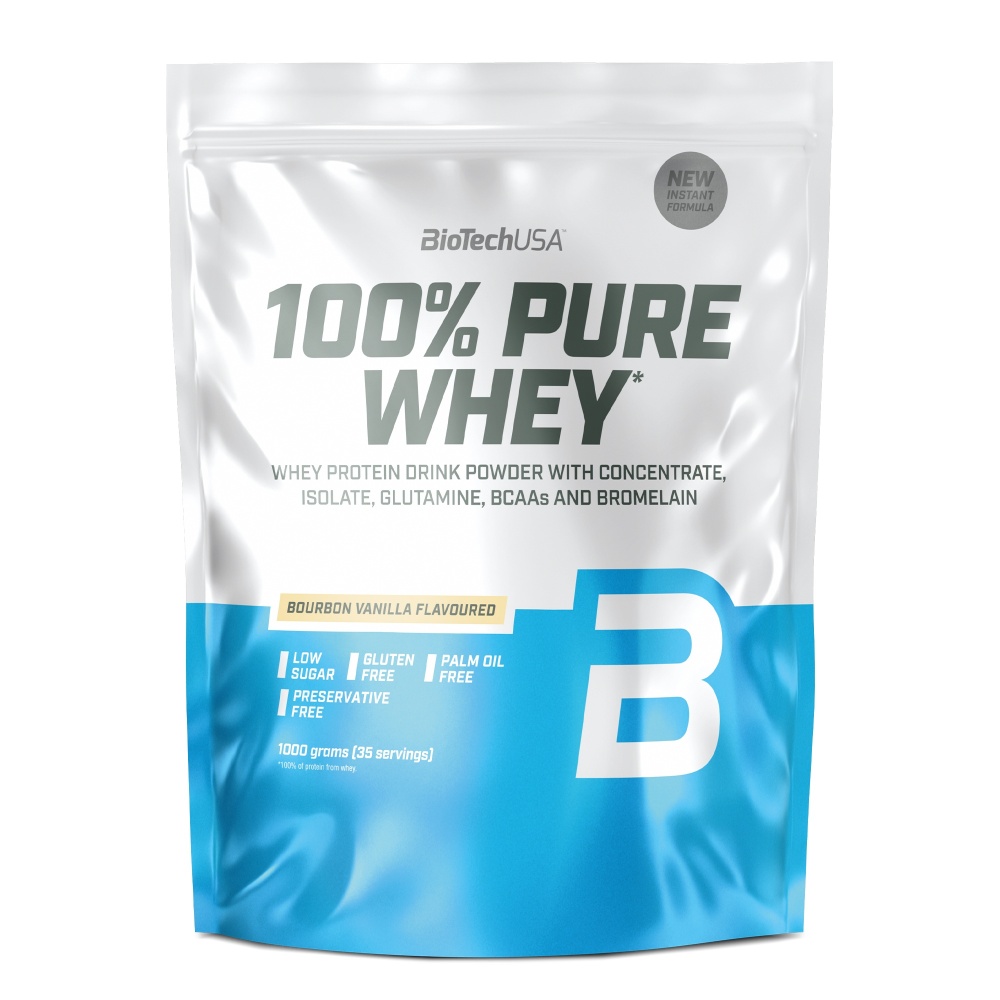 BioTech USA 100% Pure Whey 1000 g bourbon vanilka