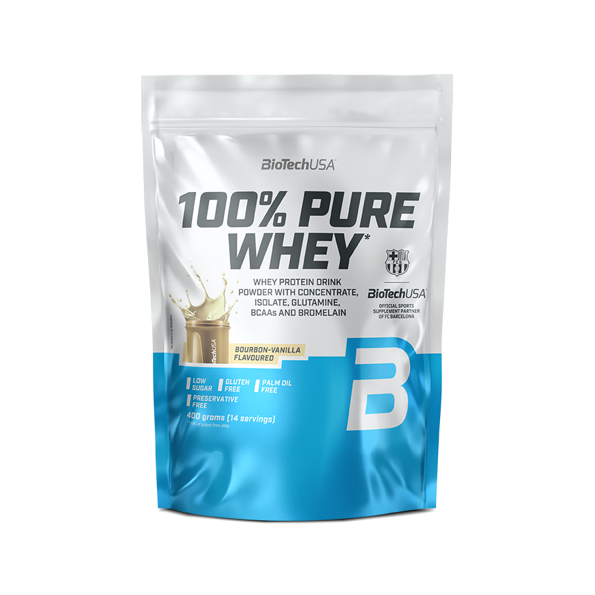 BioTech USA 100% Pure Whey 400 g bourbon vanilka