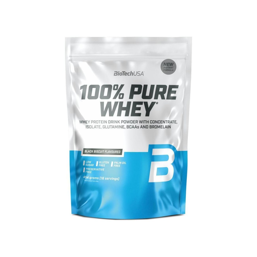 BioTech USA 100% Pure Whey 454 g black biscuit