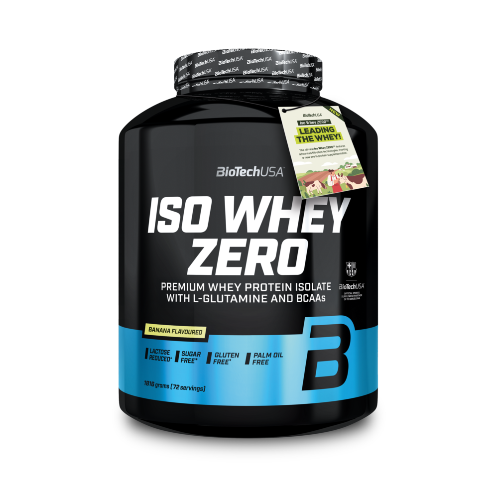 BioTech USA Iso Whey Zero 1816 g banán