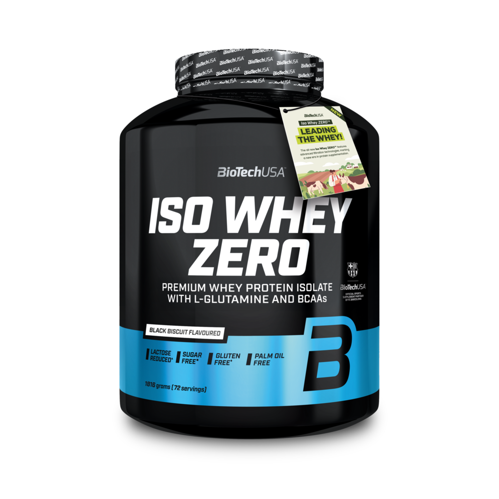 BioTech USA Iso Whey Zero 1816 g black biscuit