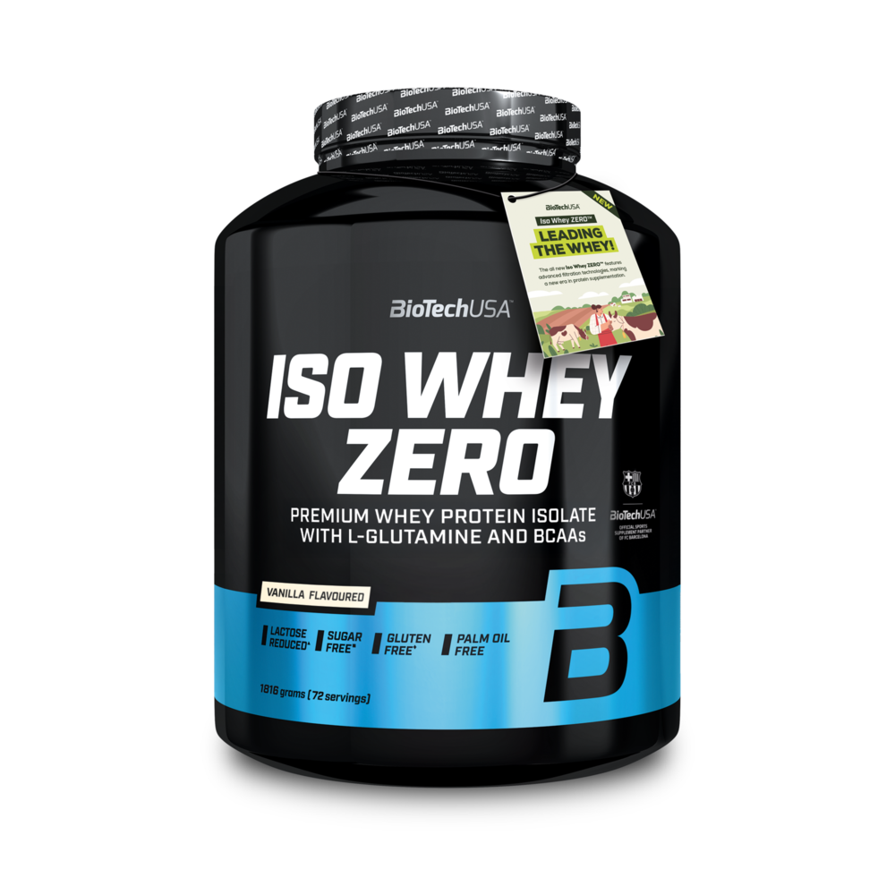 BioTech USA Iso Whey Zero 1816 g vanilka