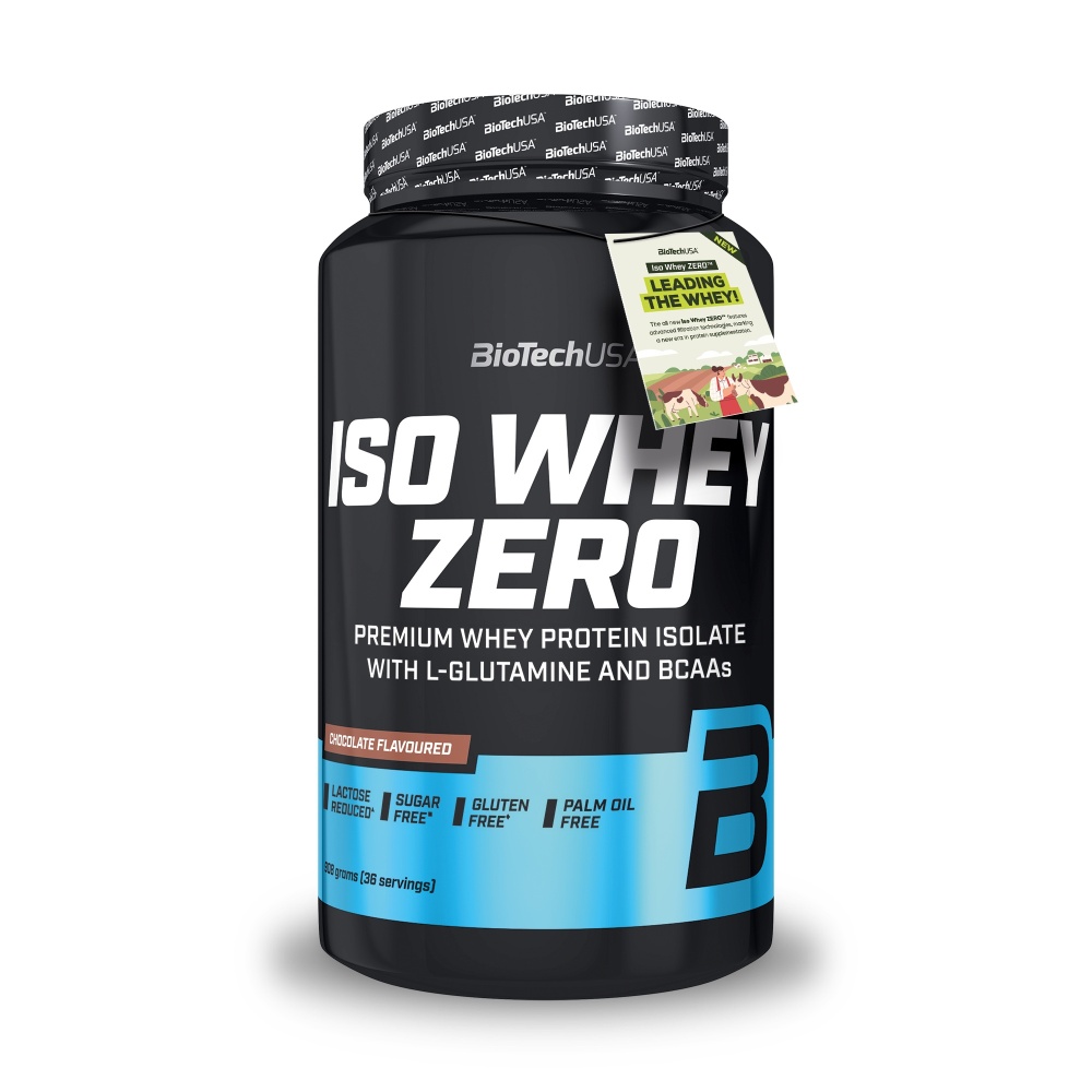 BioTech USA Iso Whey Zero čokoláda 908 g
