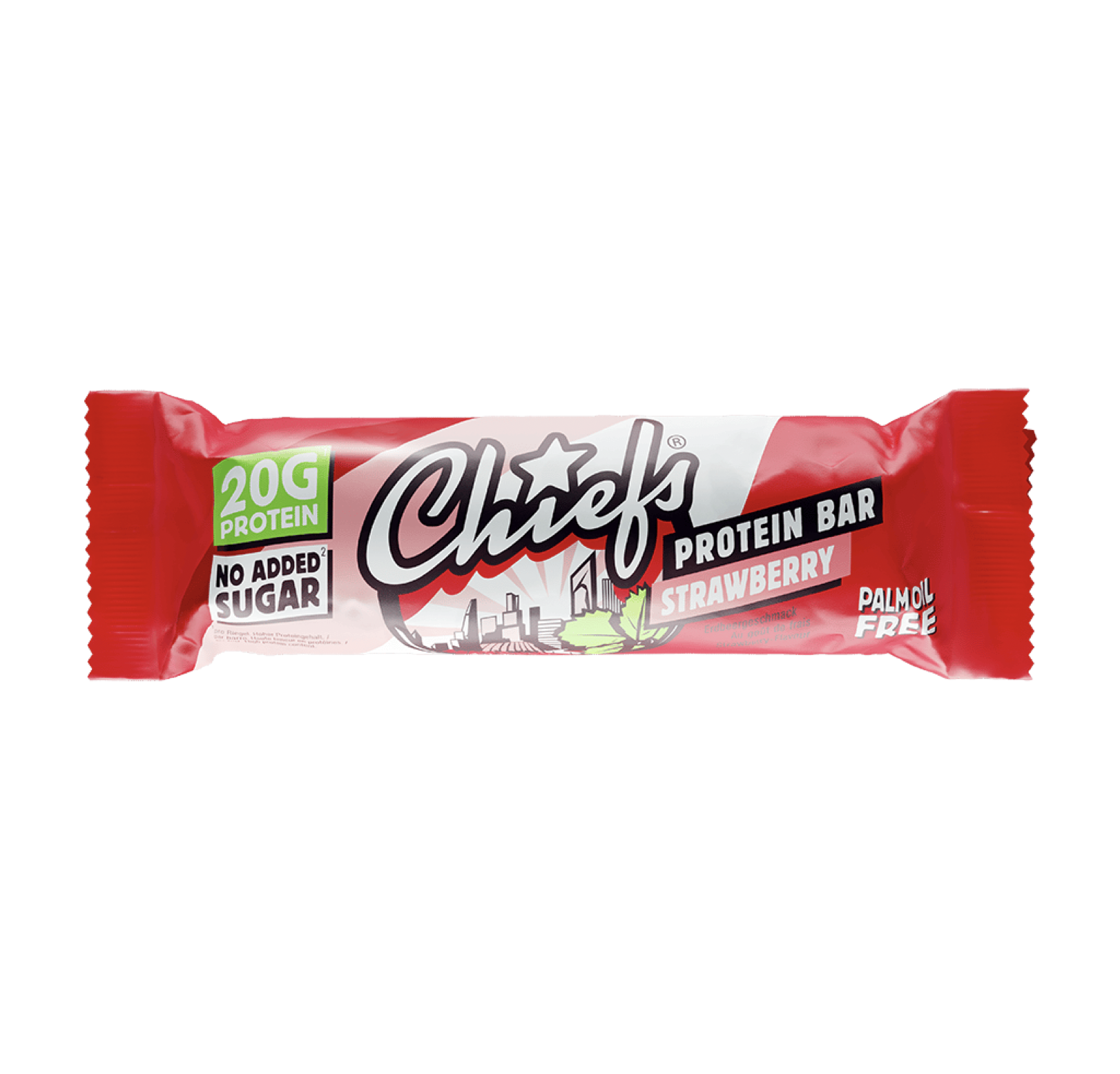Chiefs Strawberry proteinová tyčinka 55 g