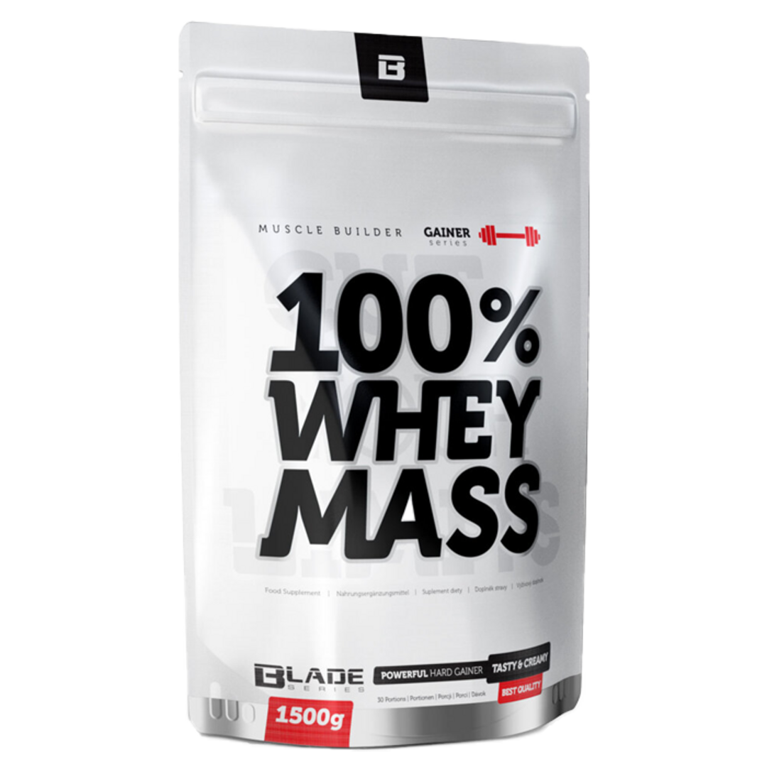 HiTec Nutrition 100% Whey mass gainer 1500g - vanilka