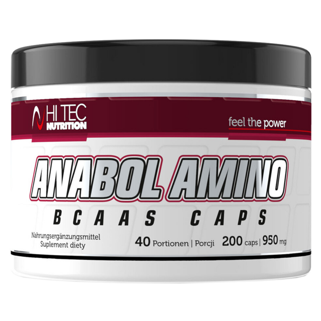 HiTec Nutrition Anabol Amino BCAA S - 200 kapslí