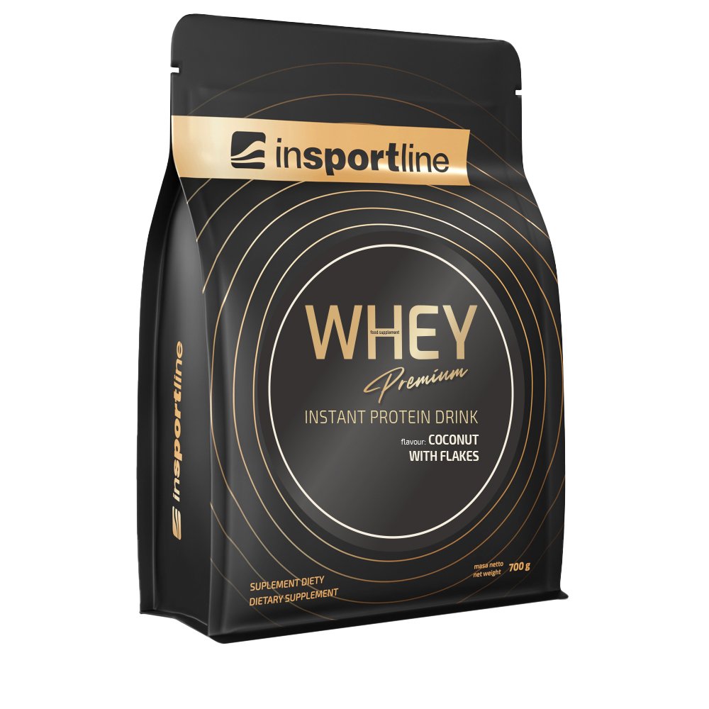 inSPORTline Protein WHEY Premium 700g kokosové vločky