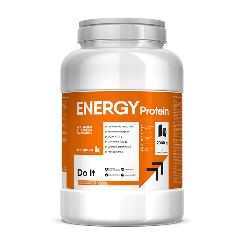KOMPAVA ENERGY Protein - čokoláda 2000g