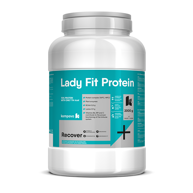 KOMPAVA LadyFit 2000 g/67 dávek, čokoláda