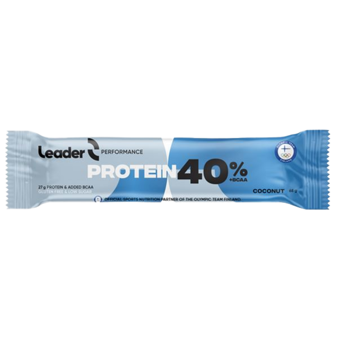 LEADER 40% Protein Bar 68g - oříšek