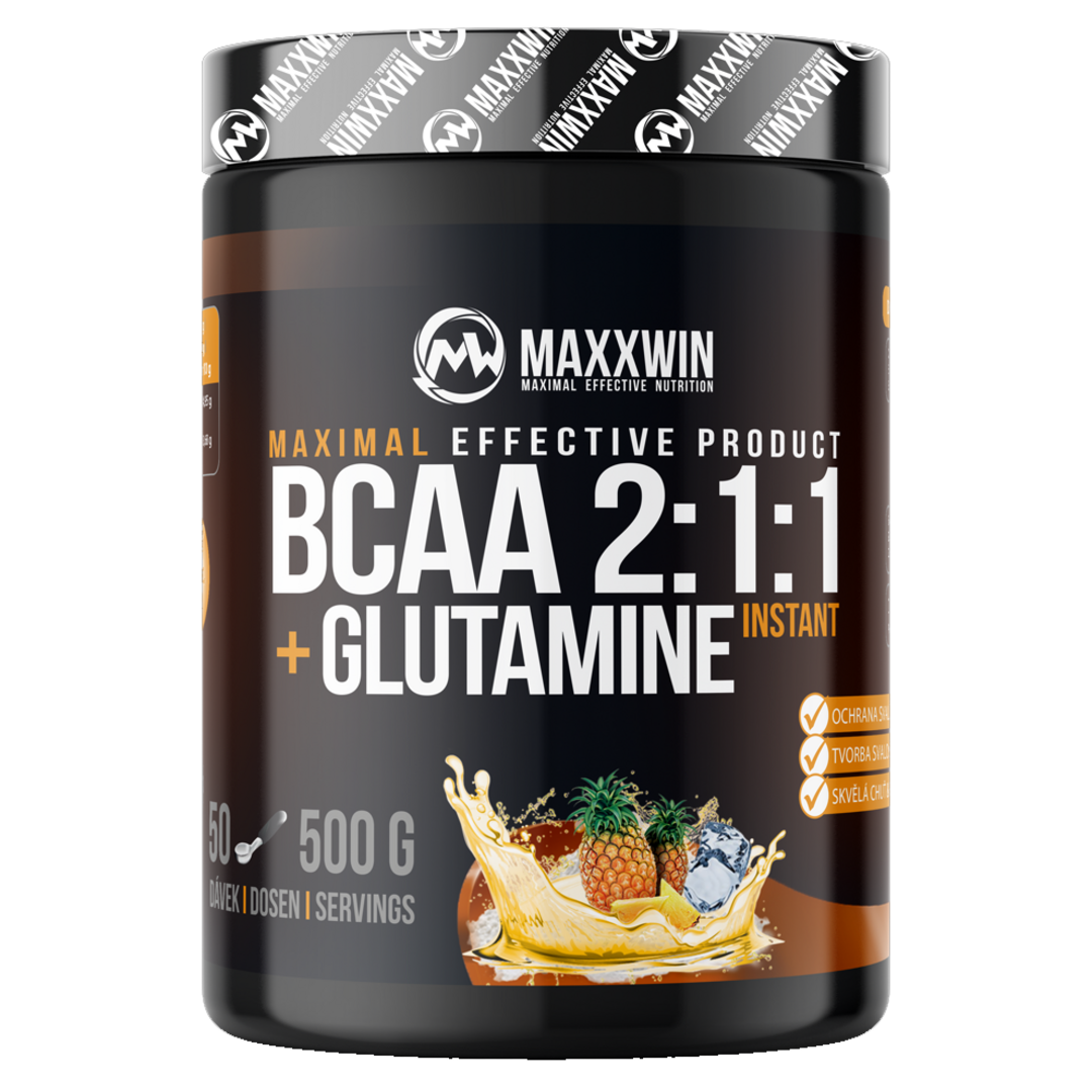 MAXXWIN BCAA + Glutamine 500g - malina