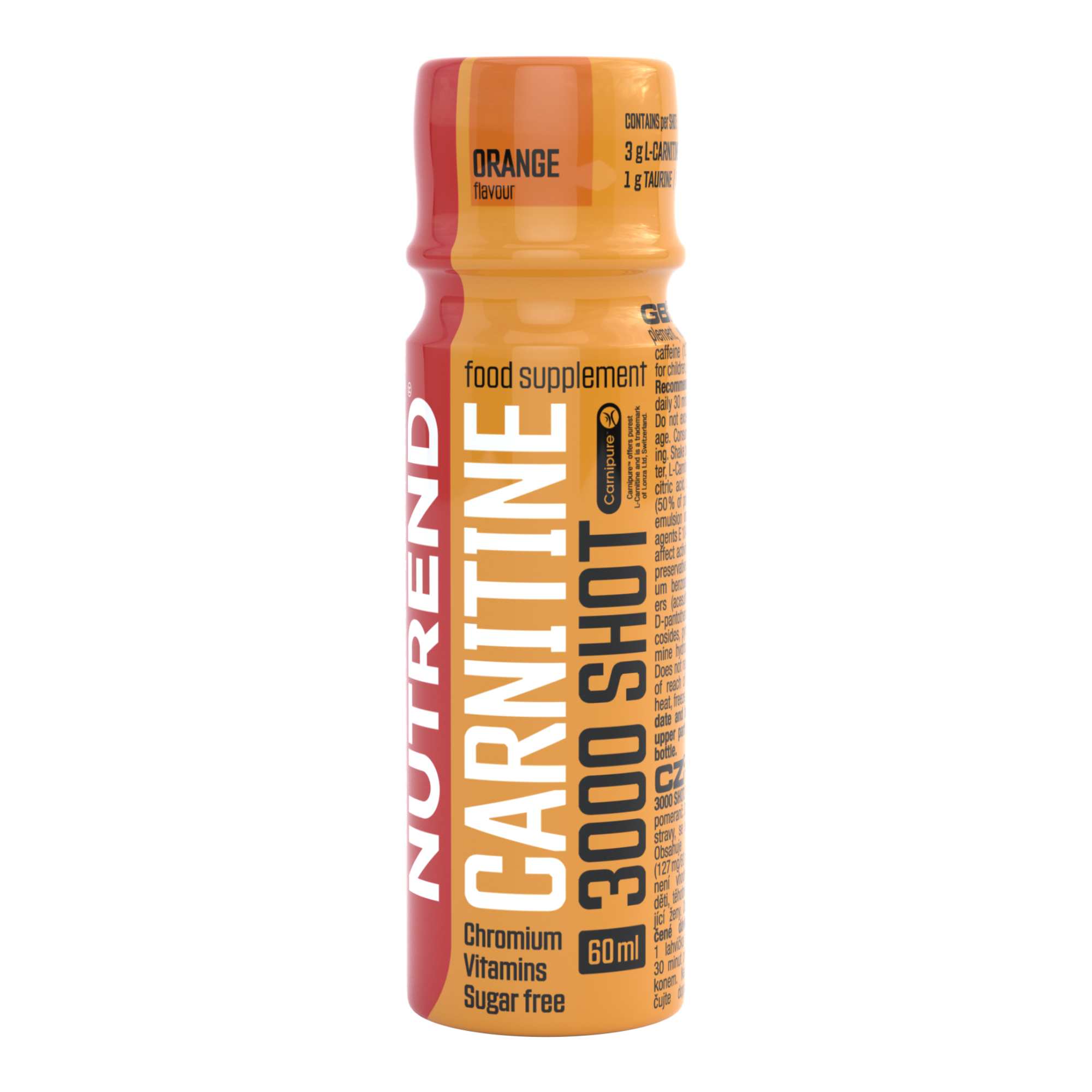 Nutrend Carnitine 3000 Shot 60 ml orange