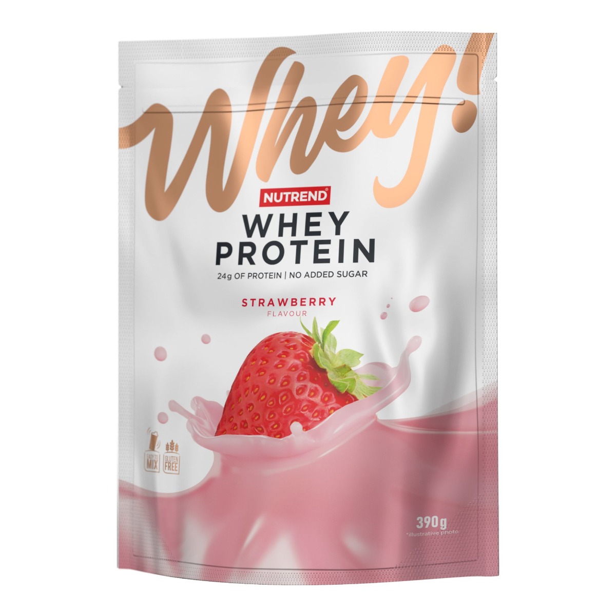 Nutrend Whey Protein jahoda 390 g