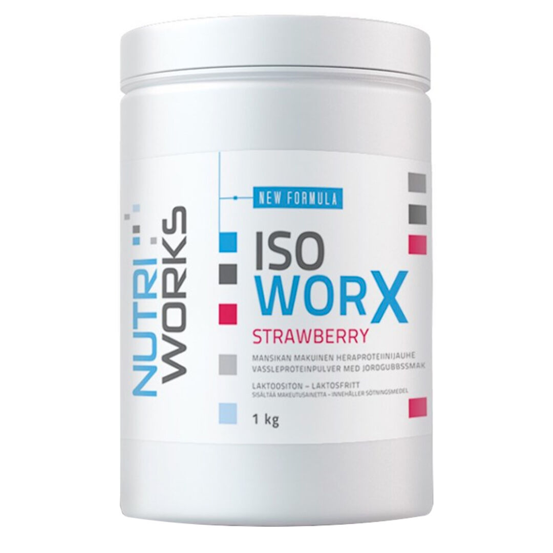 NutriWorks Iso Worx NEW FORMULA 1000g - vanilka, borůvka