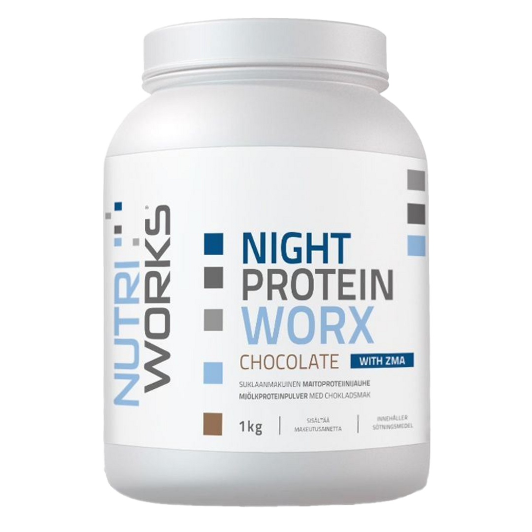 NutriWorks Night Protein Worx 1kg - čokoláda