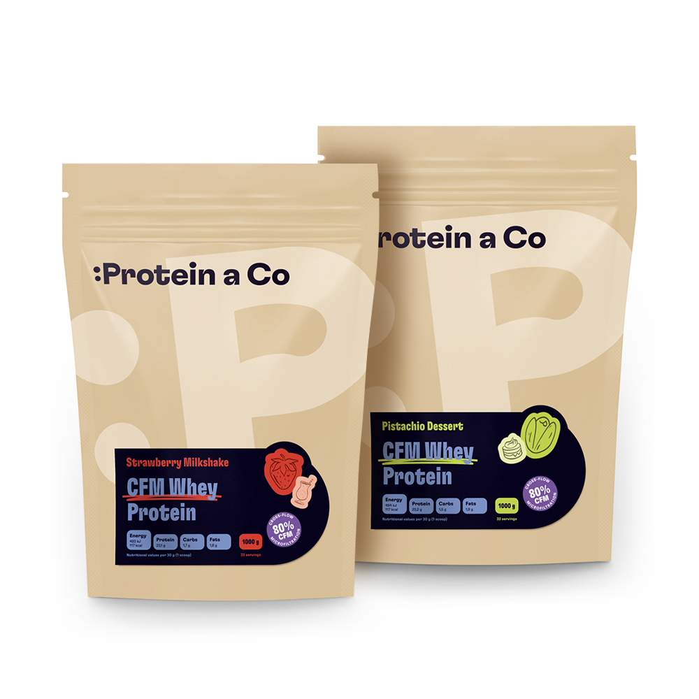 Protein a Co CFM WHEY PROTEIN 80 2 kg - banán