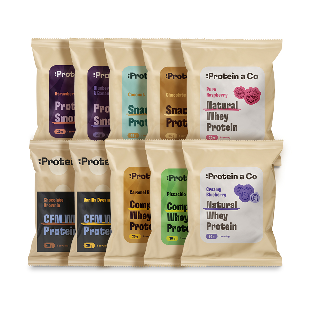 Protein a Co Ochutnávková sada proteinových vzorků 10 ks