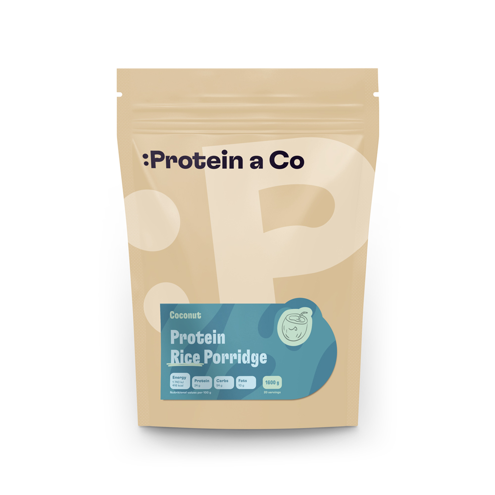 Protein a Co Proteinová rýžová kaše 1600 g Kokos